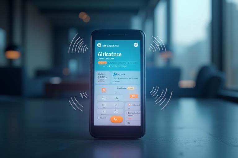 Smartphone displaying a mobile top-up interface with network signals, representing connectivity.